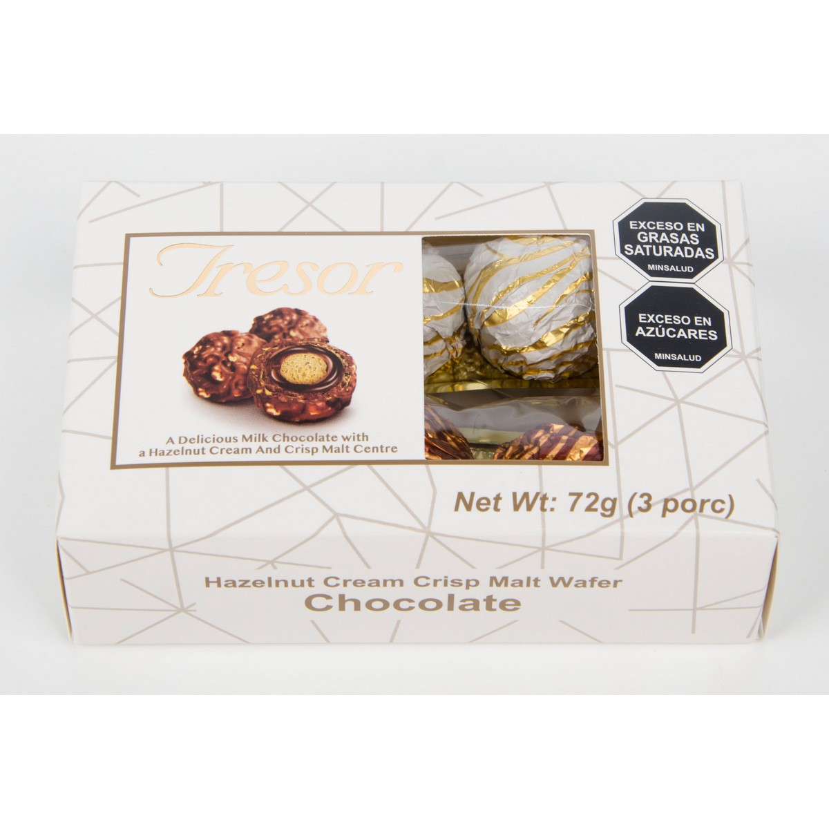 11_tresor_-_hazelnut_truffles_72g TRESOR - HAZELNUT TRUFFLES 72G - Imagen 1