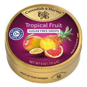 CAVENDISH & HARVEY - SUGAR FREE TROPICAL FRUIT 175G