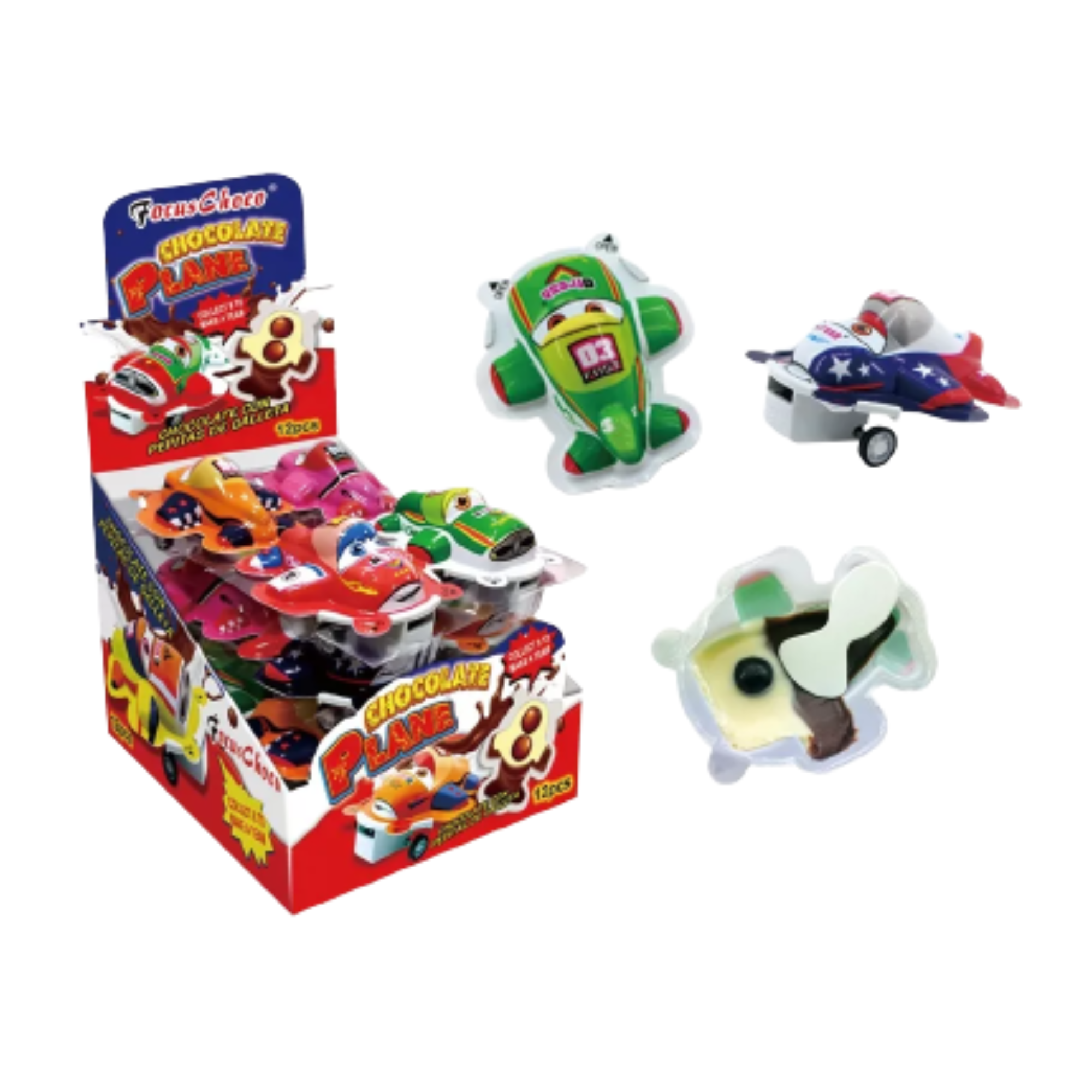 885727 CHOCOLATE PLANE (AVION SORPRESA) - Imagen 1