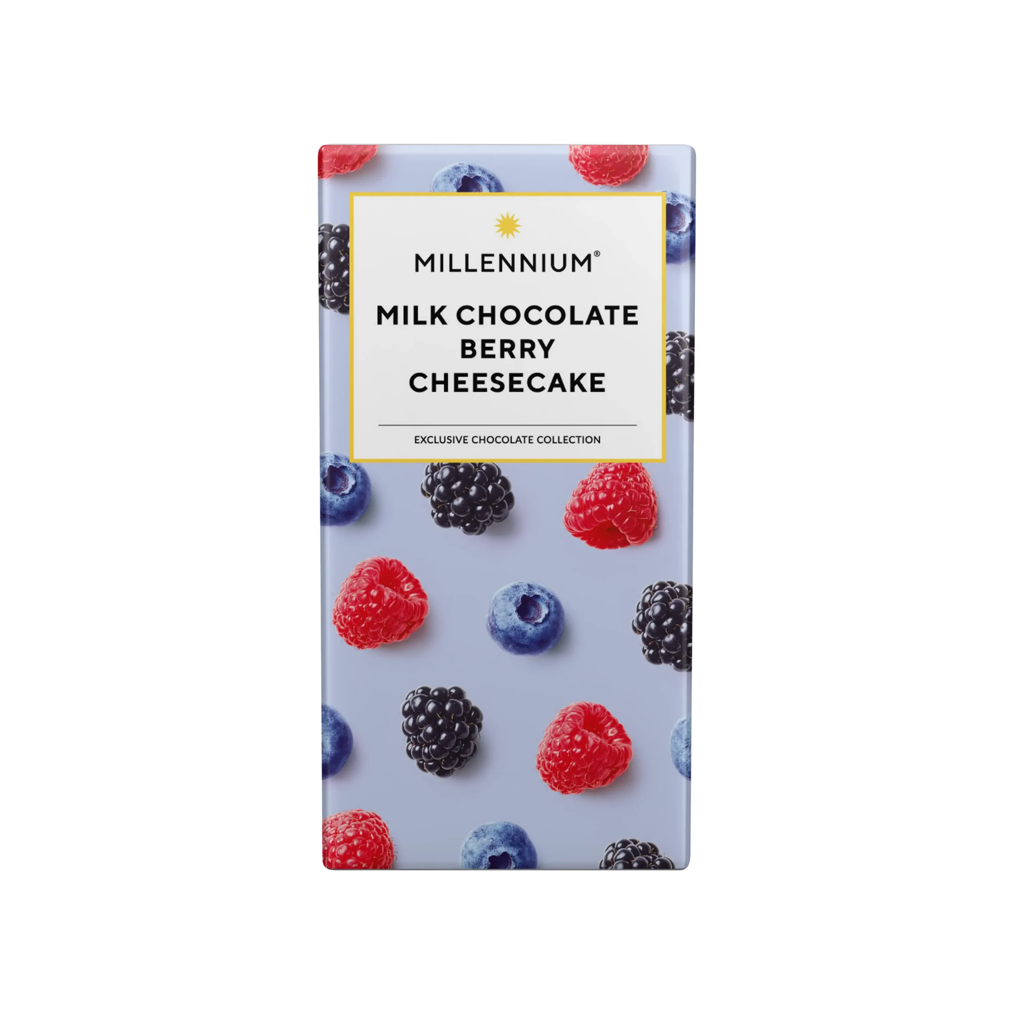 jhf MILK CHOCOLATE BERRY CHEESCAKE 100G - Imagen 1
